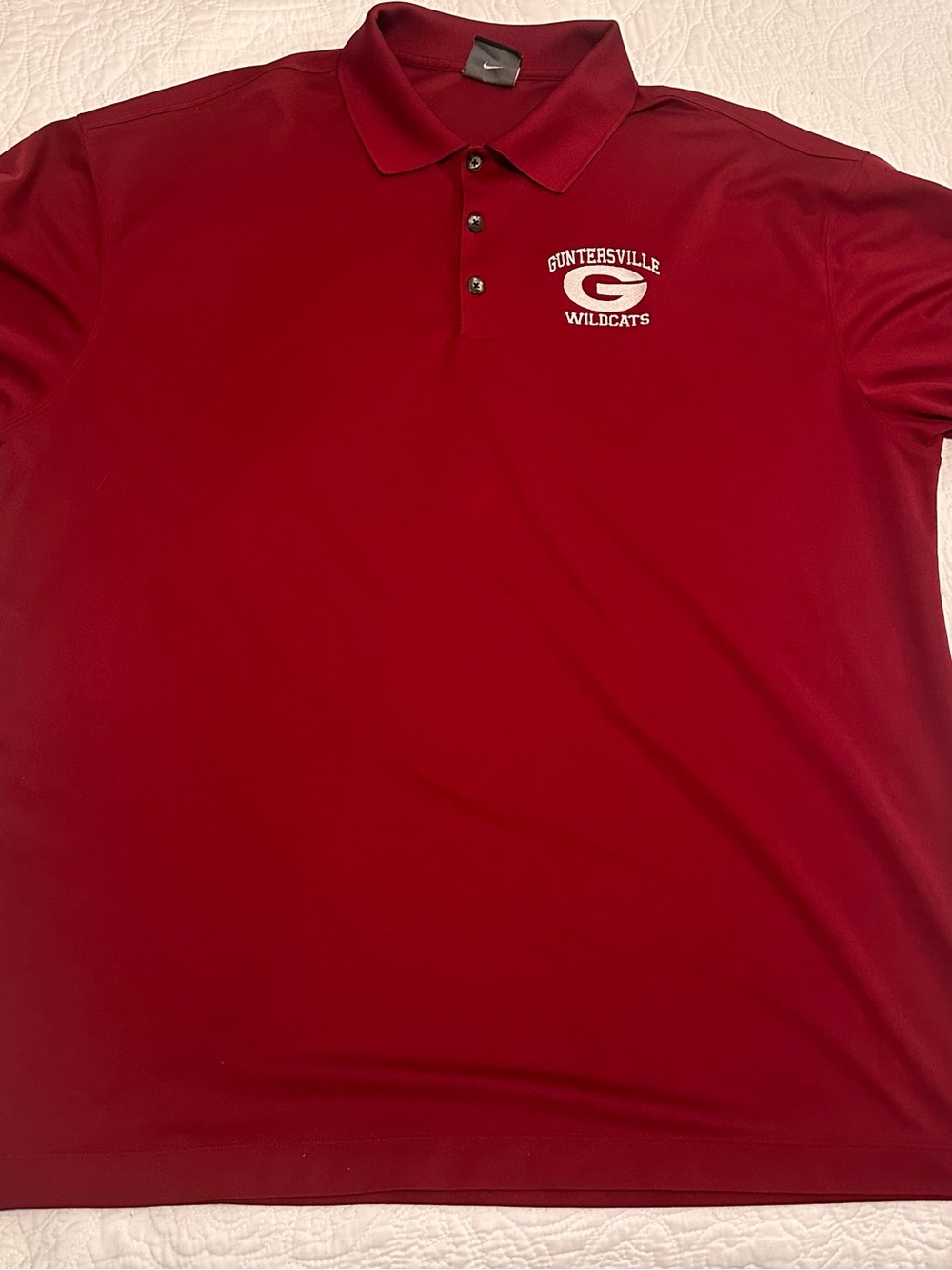 Nike Golf Dri-Fit Men’s Guntersville Wildcats Maroon Polo Shirt
